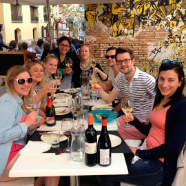 Probe Valencianischer Weine mit Tapas